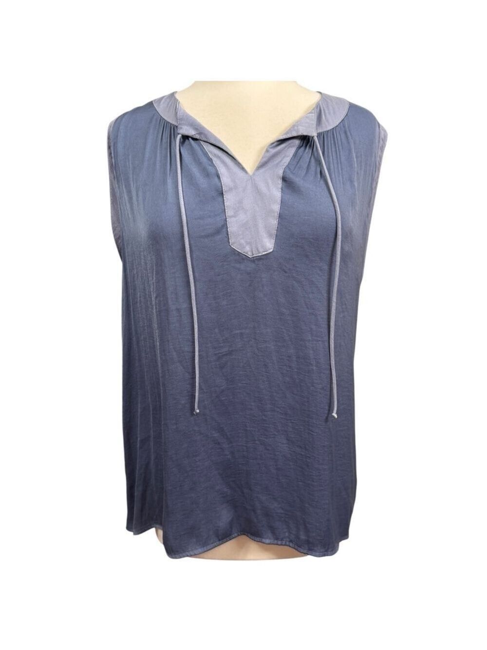 Sweet Grey Tank Top‎ XL Blue